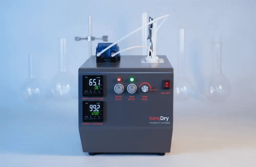 VeroDry moisture analyzer with digital controls