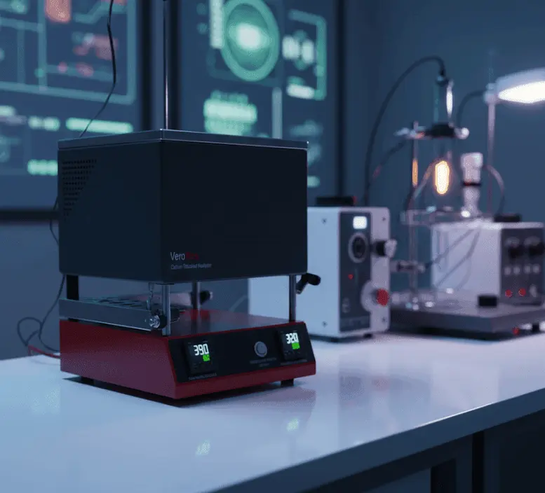 VeroRes ramsbottom carbon residue test equipment in lab
