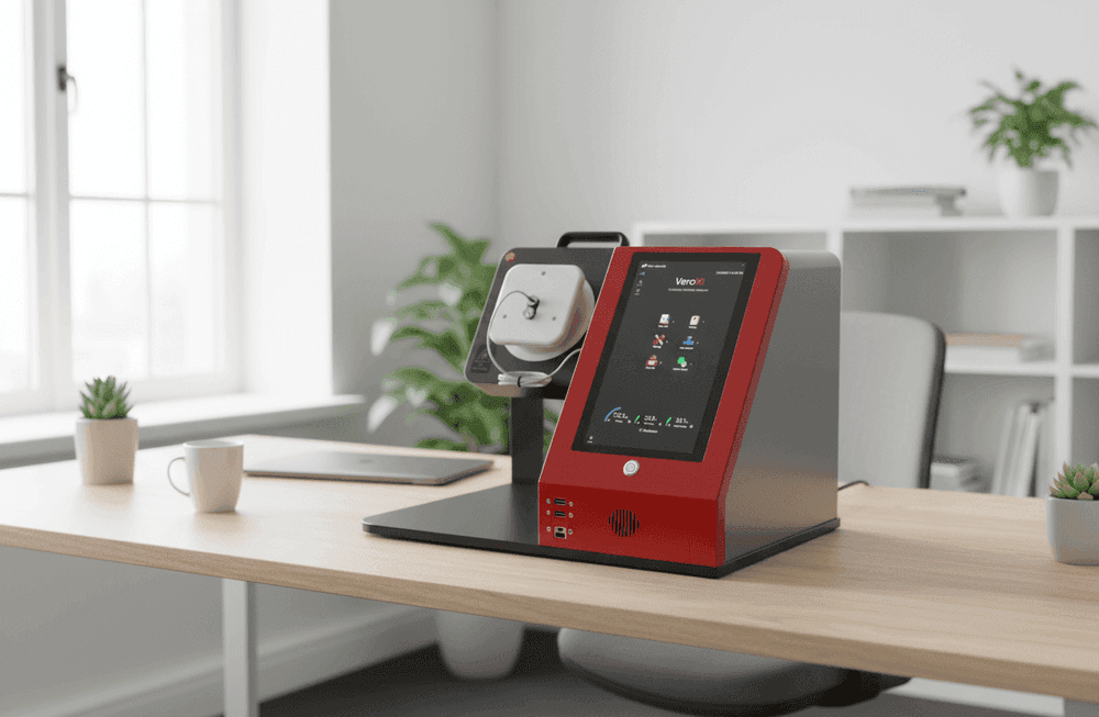 VeroXi oxidation stability analyzer on office desk